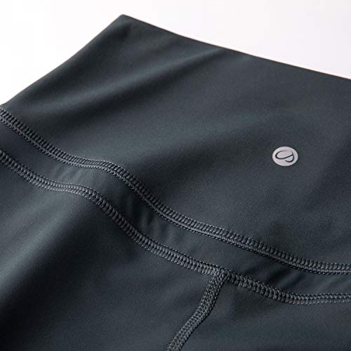Image of CRZ YOGA Naked Feeling Workout Leggings 25'' - High Waist Yoga Training Tight Womens Pants Melanite X-Large