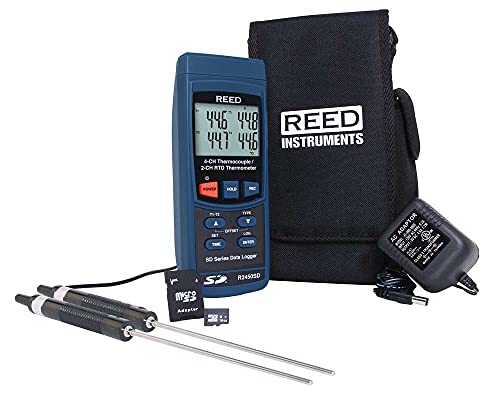 REED Instruments R2450SD-KIT5 Data Logging RTD Thermometer Kit
