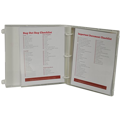 UniKeep Emergency Preparedness Binder Kit and Organizer