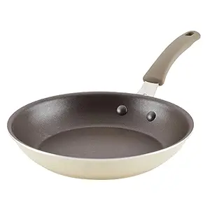 Rachael Ray Cook + Create Nonstick Frying Pan/Skillet, 10 Inch - Almond