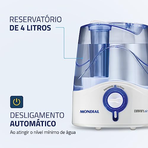 Umidificador de Ar Comfort Air 6, Mondial, Branco/Azul, 35W, Bivolt - UA-07