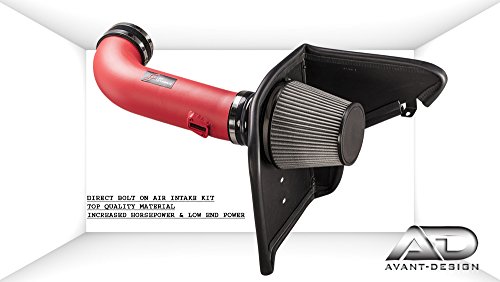 ST Racing AF Dyncami COLD AIR INTAKE RED 4"PIPE 2010-2015 CHEVROLET CAMARO 6.2L