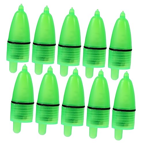 ifundom 20pcs Luminous Fishing Light LED Bite Alarm for Night Fishing Clip Design High Brightness Up to Hours Use Accessory