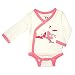 Babysoy Eco Organic Long Sleeve Kimono Bodysuit Magpie 3-6 Months