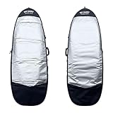 KIJUUJU Surfboard Bag for Fish/SUP/Skimboard/Pranchas - Waterproof Board Cover with Adjustable Padded Strap(5.4 Fish)