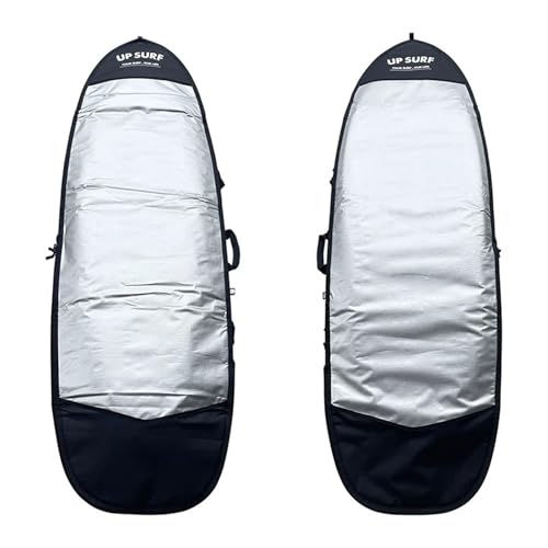 KIJUUJU Surfboard Bag for Fish/SUP/Skimboard/Pranchas - Waterproof Board Cover with Adjustable Padded Strap(5.4 Fish)