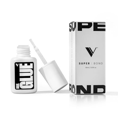 V Beauty Pure Set - Extra Strength Nail Glue, Nail Glue for Nail Tips and Super Bond Nail Primer for Nail Polish, Gel & Acrylic Nail