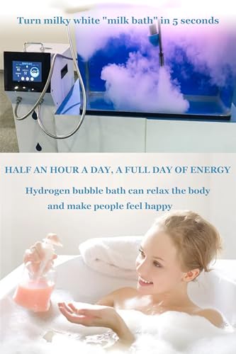 OUOQNUE H2 High Concentration Hydrogen Hydrotherapy Device, 2000-3000ppb Hydrogen Water Bath Generator, for Hydrogen Bath, Foot Bath, Beauty, Skin Care, Fatigue Relief - Image 6
