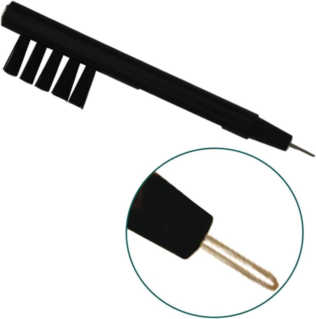 Healifty 10-Piece U-Shaped Hearing Aid Cleaning Brush Set with Wax Removal for Hearing Amplifier Maintenance and Care