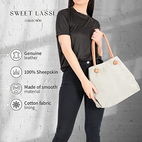 Sweet Lassi Shoulder Bag. Sheepskin, Stylish Women’s Bag. for Travel, Card Holder, Wallet, Cellphone3