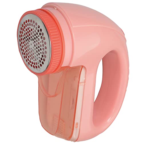 Fine FIN-1000PK Clogging Resistant Pilling Remover, Replacement Blade, Easy Removal, Battery Type, Hairball Cleaner, Wide Head (Pink)