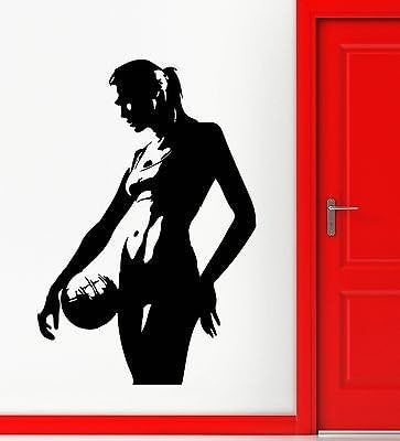 Volleyball Vinyl Decal Silhouette Sexy Girl Sports Wall Stickers (ig2330)