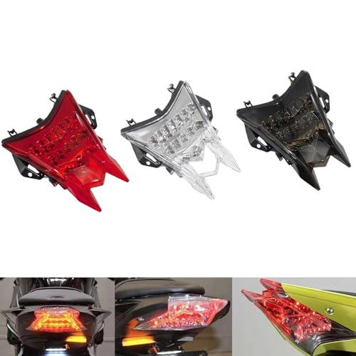 Feu arrière frein moto LED intégré indicateur lumineux haute finition pour HP4 - 2