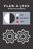 Plan A Joke Notebook | Stand-Up Comedy Bit Journal Planner For Comics | Best Gift For Comedians To Brainstorm, Formulate & Write Ideas, Puns, ... | Sarcastic Yoda Quote For Daily Inspiration