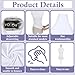 Mannequin Fabric Cover, 2 Pcs Soft Elastic Dress Form Cover for Retail Boutique Store Fashion Designer Model Display Fitting Styling (Black, White)