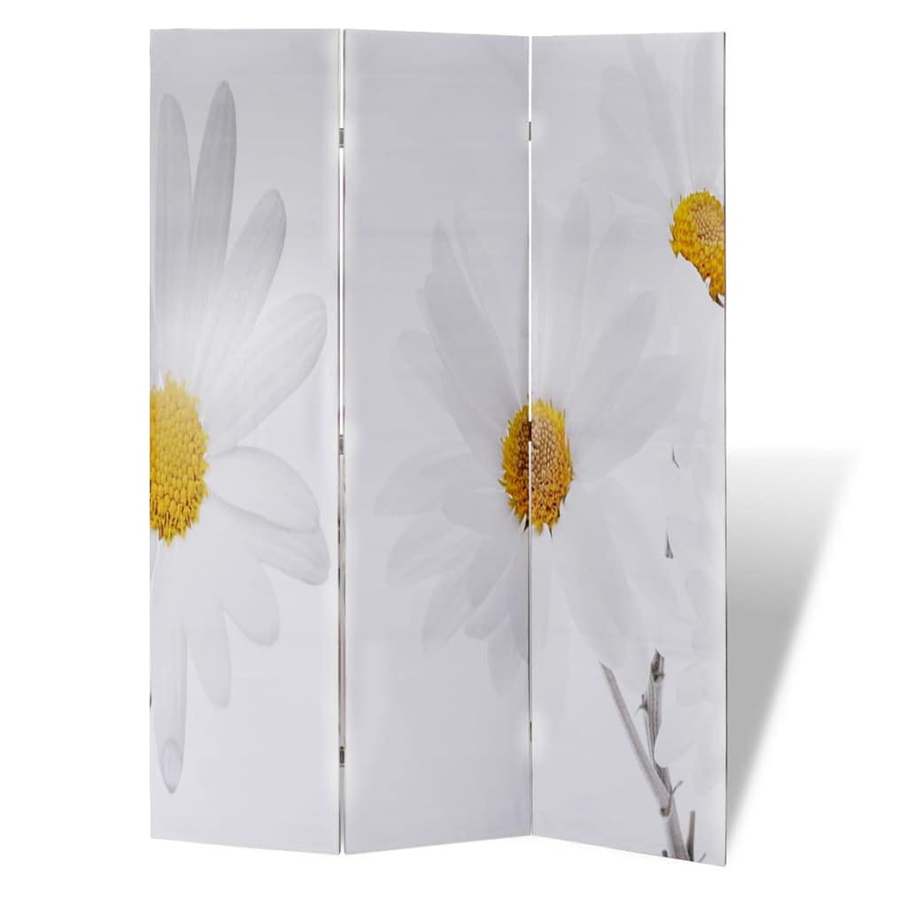 vidaXL Cloison de séparation Pliable 120 x 170 cm Fleur