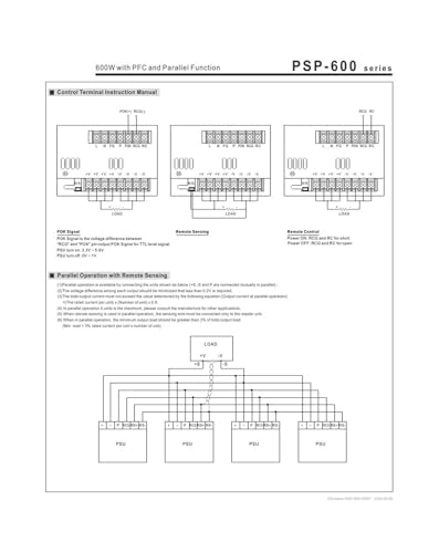 Alimentation 600W PSP-600-27 transformateur régulé DC - 4
