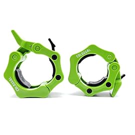 Colossal Olympic Barbell Clamps 2 inch Quick Release Pair of Locking 2″ Pro Olympic Weight Bar Plate Locks Collar Clips for Workout Weightlifting Fitness Training