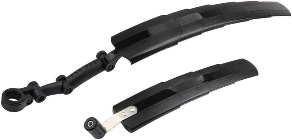 Adjustable Splash Guard Bike or Mudguard Front/Rear Set for 700c 20 24 26 27.5 28 29 inch Bikes - Telescopic Extended Design, Weight PA Plastic, Easy Assembly - for Road,