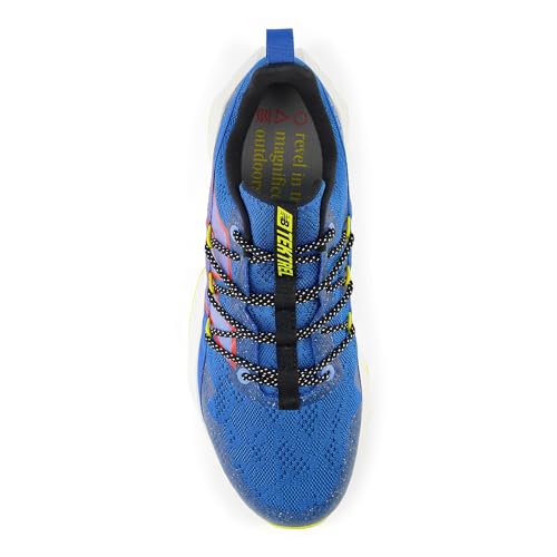 New Balance New Balance Men's DynaSoft TEKTREL V1 Trail Running Shoe, Blue Oasis/Neo Flame/Lemon Zest, 7.5 W