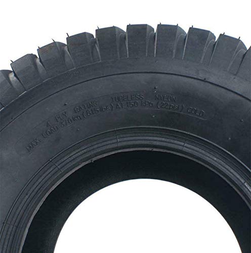 MOTOOS 2Pcs 18 x 8.50-8 Lawn Mower Tire 18/8.50/8 Tires Garden Tires Tubeless 18 8.50-8 4PR P512 - Thumbnail 3