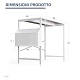 Zoom IMG-2 pamray 80x40cm scrivania per computer Zoom IMG-2 pamray 80x40cm scrivania per computer