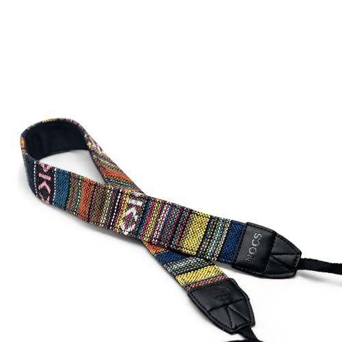 Image of Nocs Provisions Woven Tapestry Strap, Binocular & Camera Reinforced Universal Wide Shoulder & Neck Strap for Men & Women