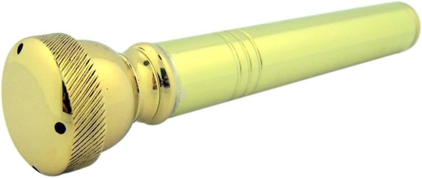 High Polished Brass Aspergillum with Case, Travel Pocket Holy Water Sprinkler, 4 2/3 Inches