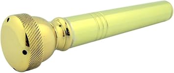 High Polished Brass Aspergillum with Case, Travel Pocket Holy Water Sprinkler, 4 2/3 Inches