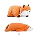 Produktbild changshuo Plüschtier1pc Kids Cute Fluffy Fat Fox Plüschtier Gefüllte Weiche Tier Cartoon Kissen Schönes Geschenk Für Freundin Kinder Spielzeug