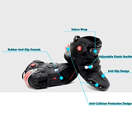 Power Gear Motorsports New Men's Motorcycle Racing Boots Black Us 11 #TOP3