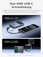 UGREEN MagFlow Pro 10000mAh Qi2 25W Powerbank Magsafe mit USB-C 45W – Ansicht 4