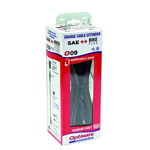 Optimate Cable O-09, Adapter-Extender, SAE to Bike 180° Plug, 48"/120cm