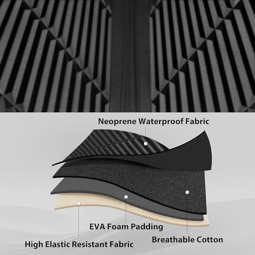 Image of CAR PASS Waterproof Car seat Covers Front Seats Covers Neoprene Wetsuit, All-Weather Non-Slip Durable,Universal Fit for SUV Sedans Trucks Vans Automotive,Armrest Airbag Compatible,Emboss 2 Black Green