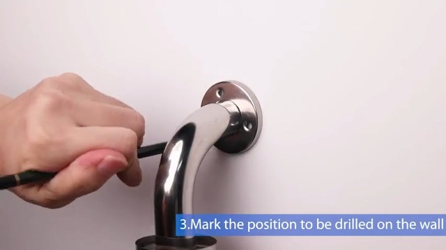 Gotega 2 Pack Bathroom Grab Rail, 12 Inch Stainless Steel Shower Hand Rail, Grab Handles, Safety Hand Rail Mobility Aids for Elderly, Children and Disability