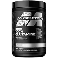 Glutamine Powder, MuscleTech 100% Pure L Glutamine Powder, Post Workout Recovery Drink, L-Glutamine Powder for Men & Women, Muscle Recovery, Unflavoured (60 Servings)