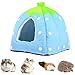 Lettino per Piccoli Animali, Grotta Domestica per Criceto, Cuccia per Piccoli Animali per Criceti, Grotta di Peluche, Nido per Animali Morbido e Confortevole, per Criceto, Riccio, Cincillà