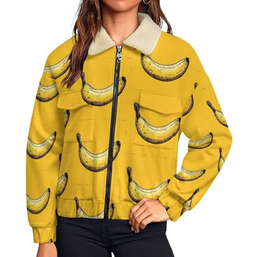 Veste polaire femme doublé sherpa chaud col revers
