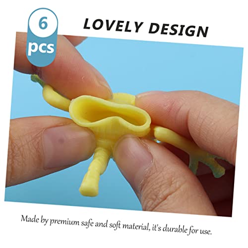 ibasenice 6Pcs Crianças Fantoches Presentes Favores Fazendo Da Mão Brincando - Monstros Aleatórios I