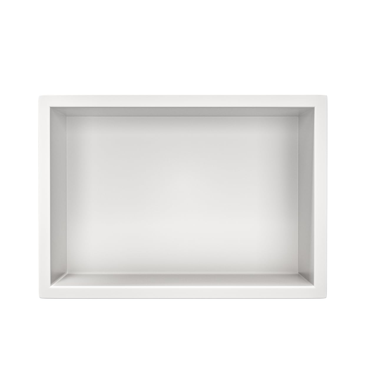 Wall-Box ONE Nicho de Ducha Blanco 30x20x10cm Nicho de Ducha de Pared, Instalación de Nicho Flexible, Blanco, Impermeable, Nicho para Utensilios de baño, Sin Azulejos