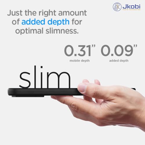 Image of Jkobi Back Cover Case for Realme C61 | Realme Narzo N61 (Textured Grip Design | Camera Protection | Slim and Light Weight | Soft Touch and Feel | Black)