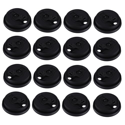 BCOATH Milk Tea Cup Lids 50 Pack Disposable Sealing Caps for Hot Cold Beverages
