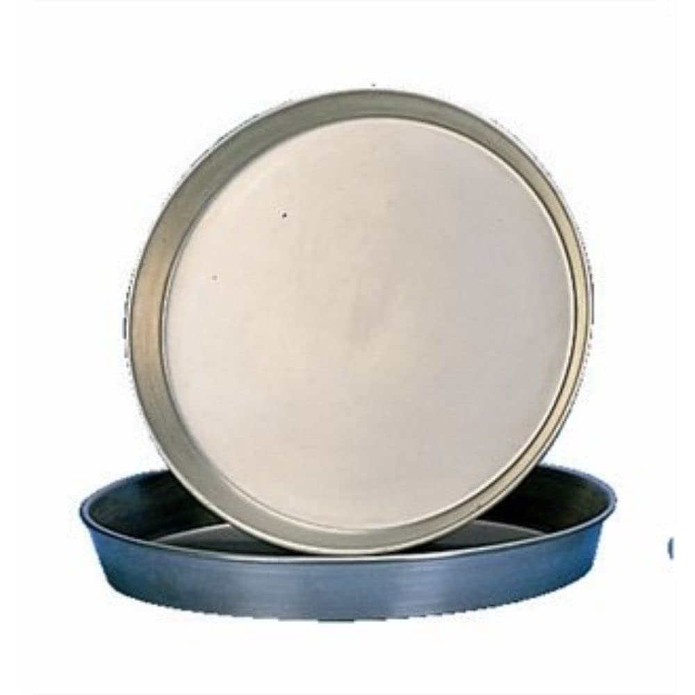 Stalwart CB146 Iron Pizza Pan, 1.5" Deep, 14" Diameter, Black