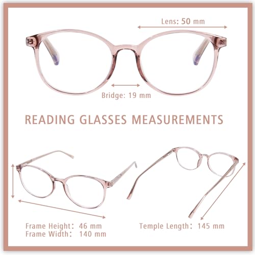 Image of Progressive Multifocal Reading Glasses for Women Men, TR90 Fashion Blue Light Computer Readers