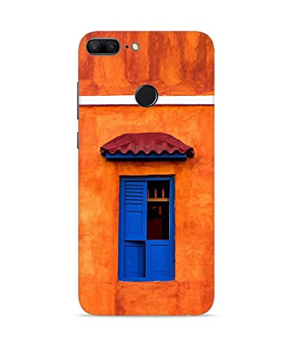 Image of Silence Printed Old Orange Wall Blue Rattle Designer Hard Back Case Cover for Huawei Honor 7 Lite