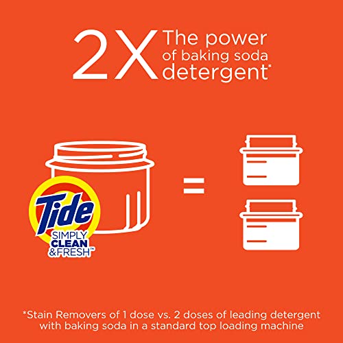 Image of Tide Simply Clean & Fresh Liquid Laundry Detergent, Refreshing Breeze, 128 fl oz (3.78 L)