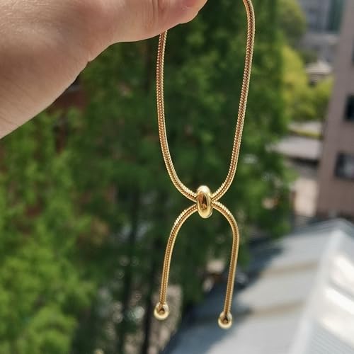 Dainty Gold Plated Bracelet for Women, Adjustable Tarnish Free Gold Bracelets for Women Gold Thin Hand Chain Jewelry4