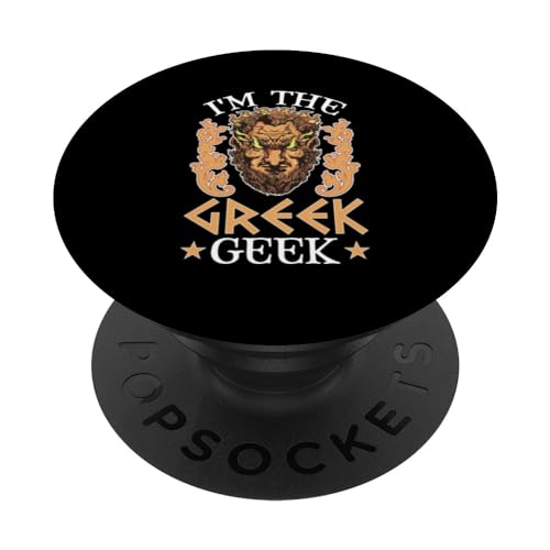 Mitología griega: Soy el friki griego PopSockets PopGrip Adhesivo