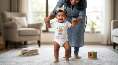Image of Lillypupp Cotton Body Suit For New Born Baby Boy Girl Made To Express Love For Fathers /Daddies. Half Sleeves Romper Bodysuit Clothes For Infant Toddler Boys Girls.