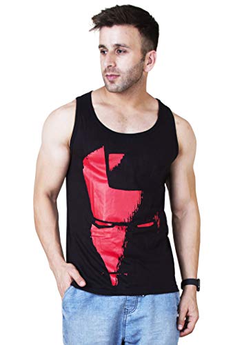 Image of Veirdo Pure Cotton Scoop Neck Regular Fit Printed Sleeveless Vest for Men & Boys (Available in Various Patterns)